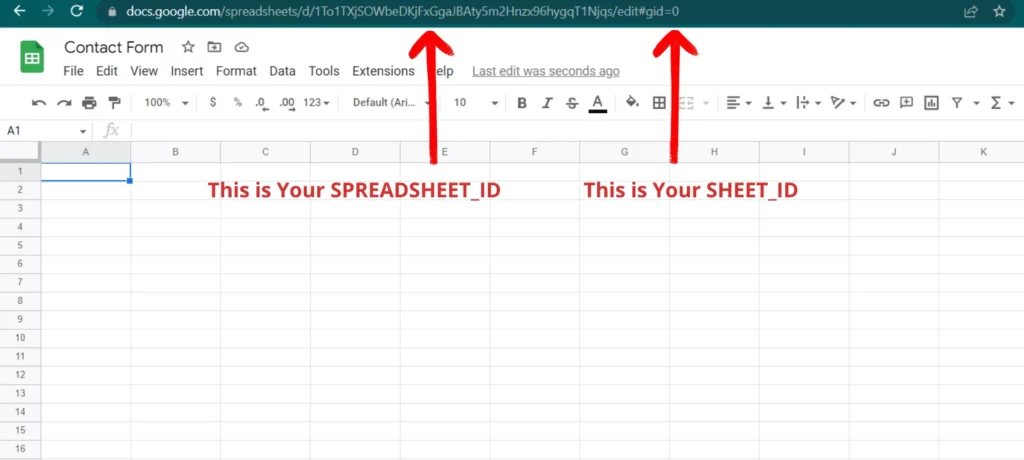 Finding spreadsheet and sheet IDs